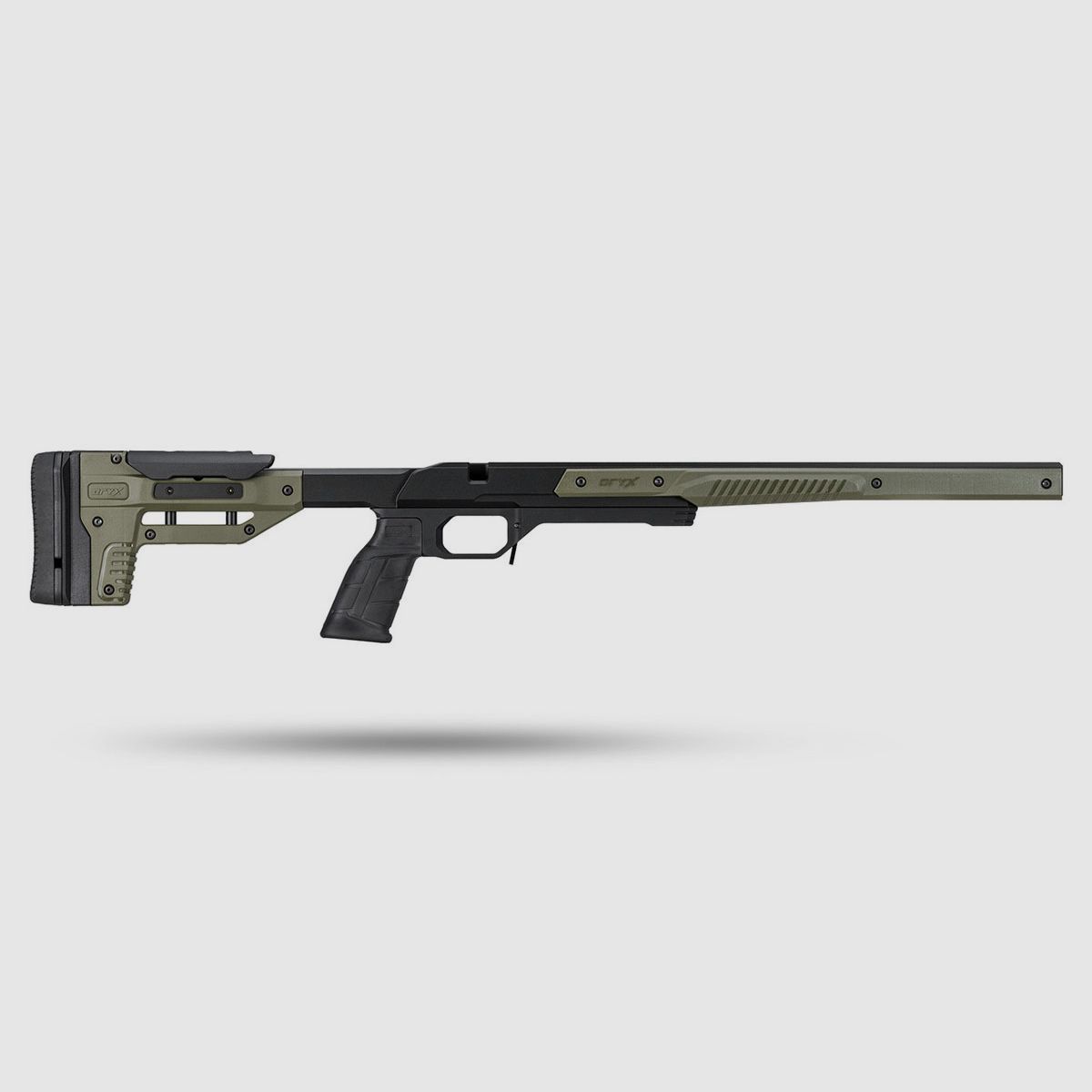 MDT Chassis – Oryx – Howa 1500 – LA – 3.850 – RH – ODG, image 1 of 3