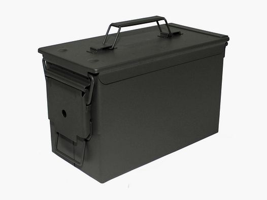 US ammunition box M2A1, Cal. 50Mm made of metal