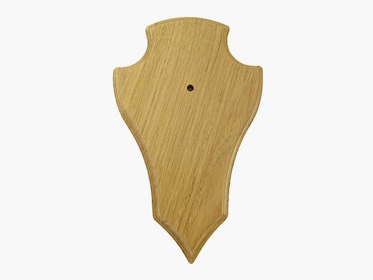 Plaque de trophée pour la zone de la mâchoire (couleur claire, pointue)