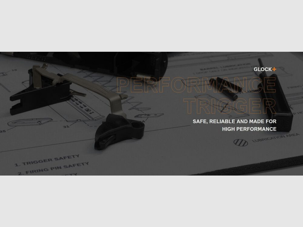 Glock GLOCK Performance-Trigger para GEN-5 Disparador deportivo para pistolas GLOCK de 9 mm Gen5