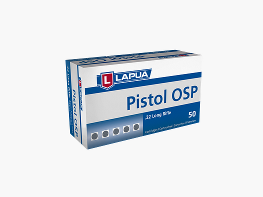 Lapua .22 LR 2,6g Piombo Punta Tonda Pistol OSP