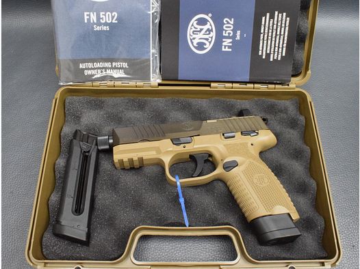 FN 502 Tactical OR, FDE, Kla. 22lr, Neuware zum Sonderpreis