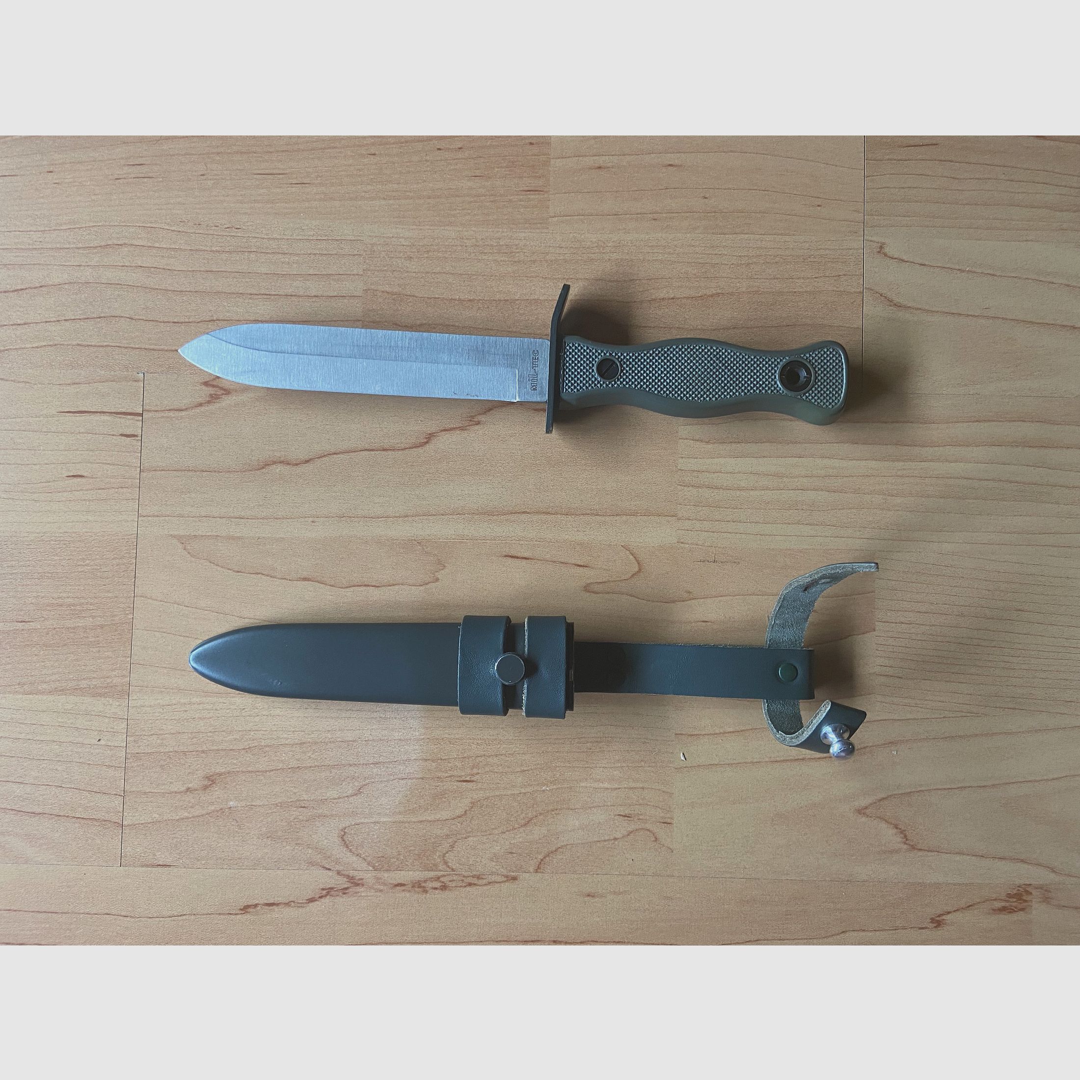 German multi-purpose knife olive from Mil-Tec Good condition