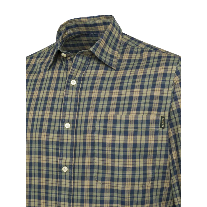 Chemise Beretta Bryggen en Vert/Bleu, image 3 sur 4