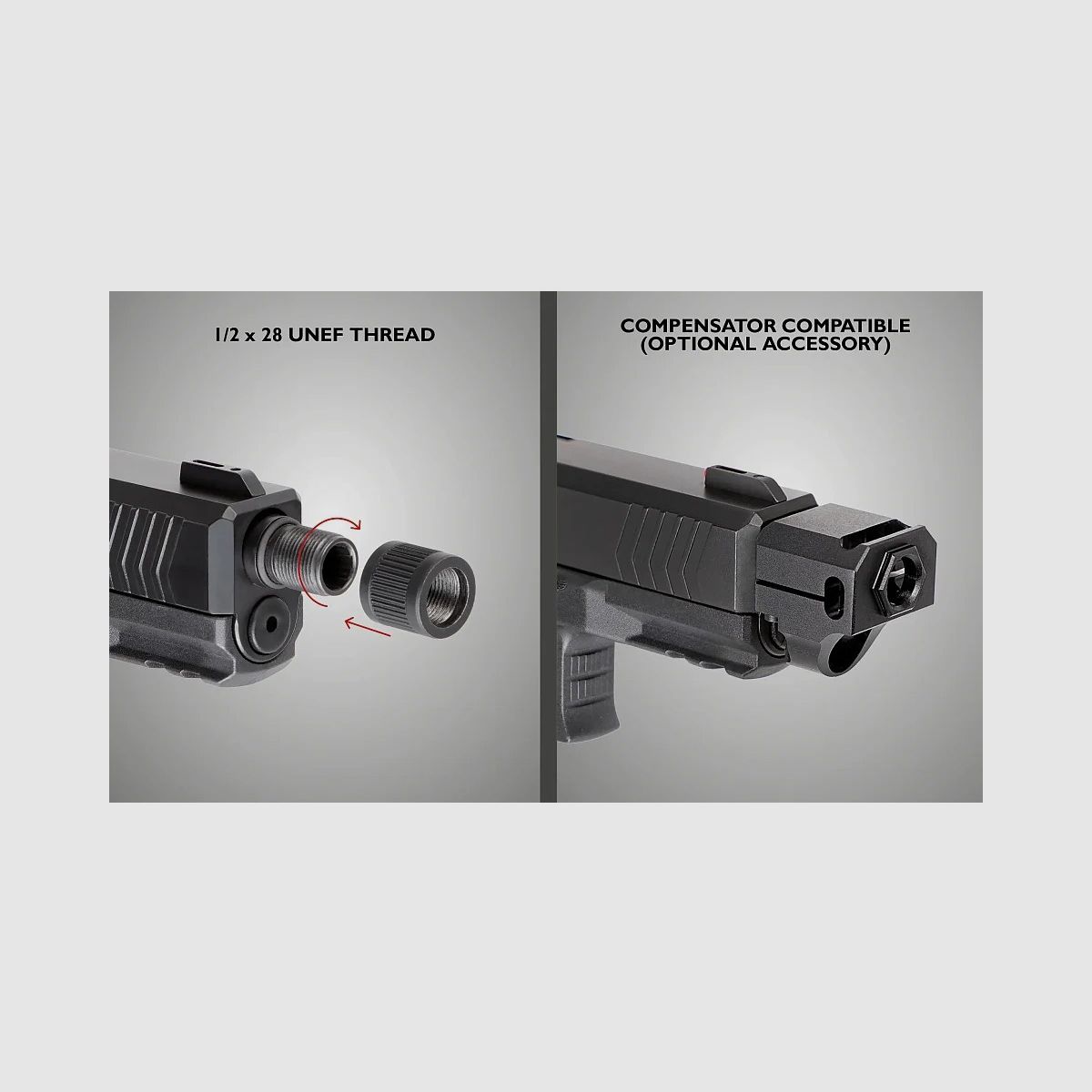 Derya DY9 OR con Compensador Cal 9x19mm, imagen 3 de 19