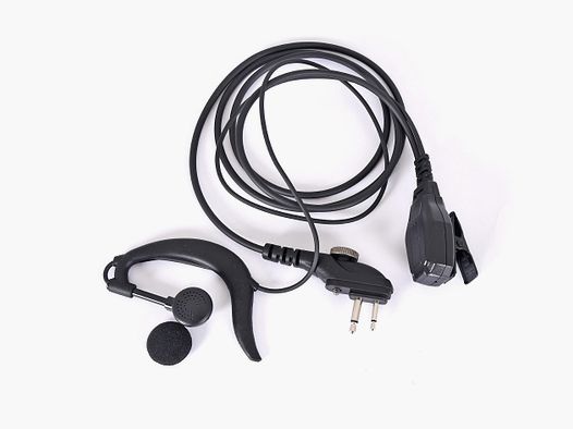 Shinwa headset met PTT en oordopjes