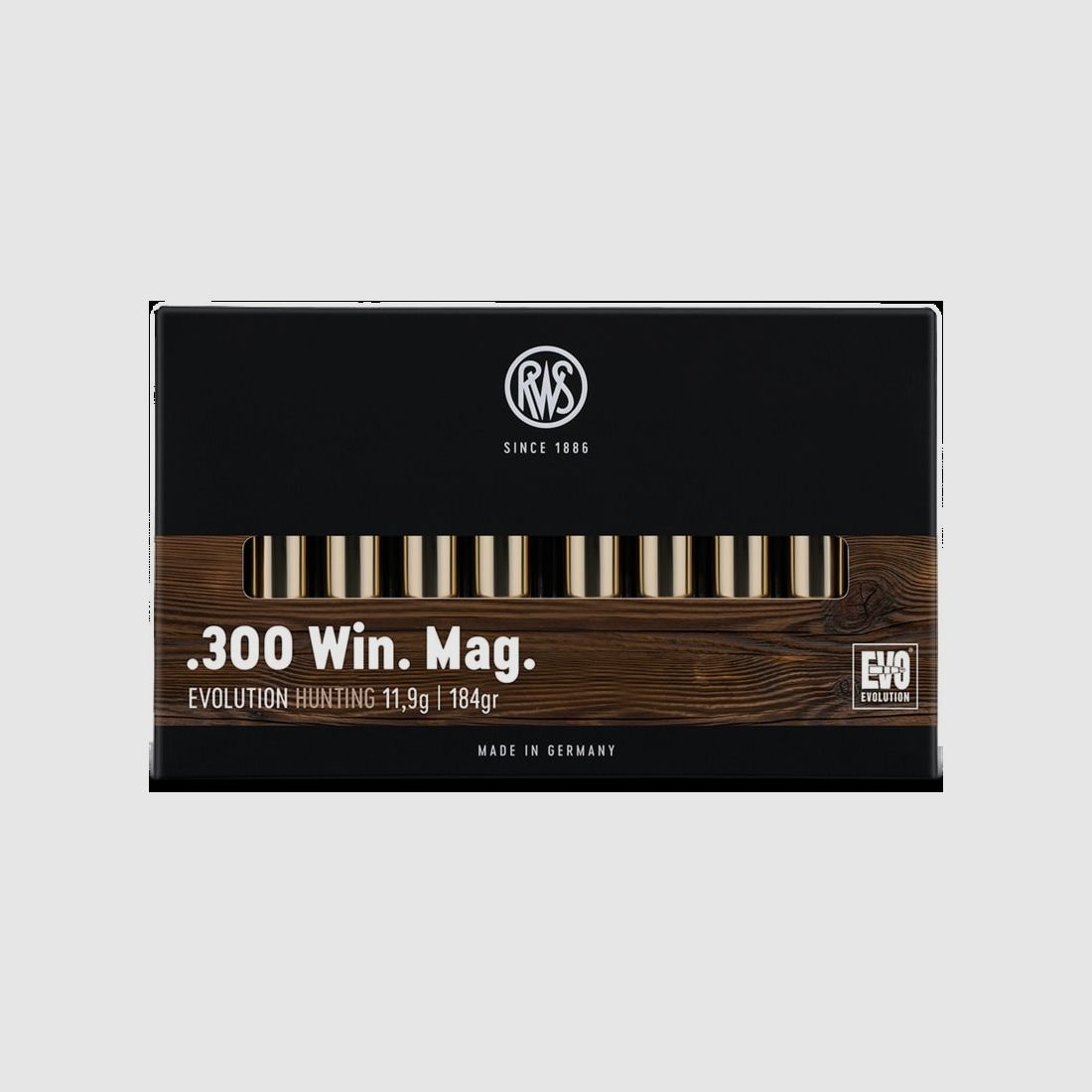 .300 Win. Mag. RWS Evolution 11.9g. / 184grs.
