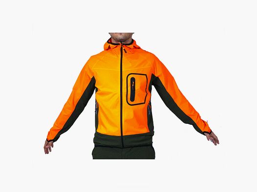 BLATEX – VESTE STRETCH VERT/ORANGE