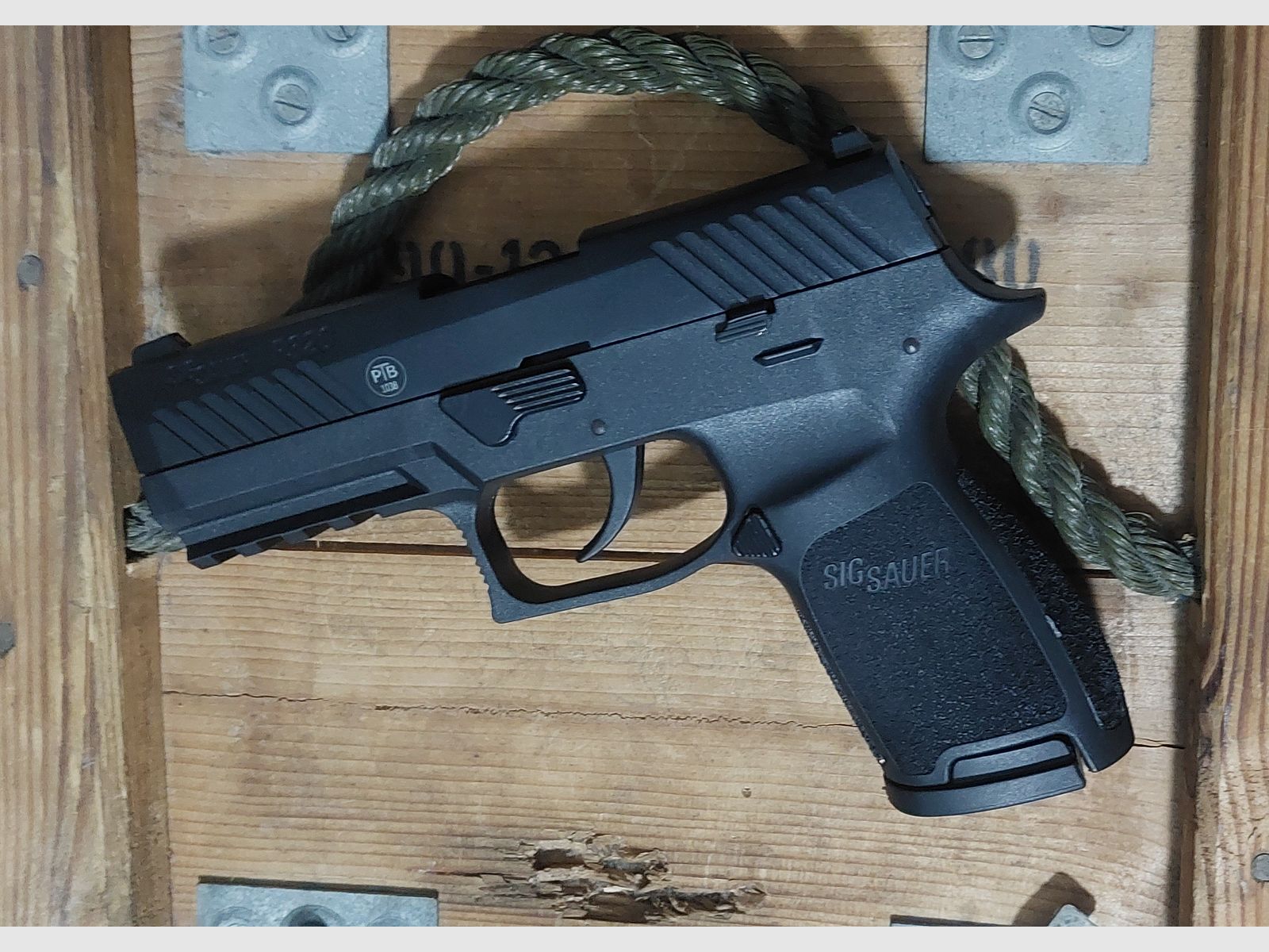 SigSauer P320 9 mm P.A.K (PTB 1038)