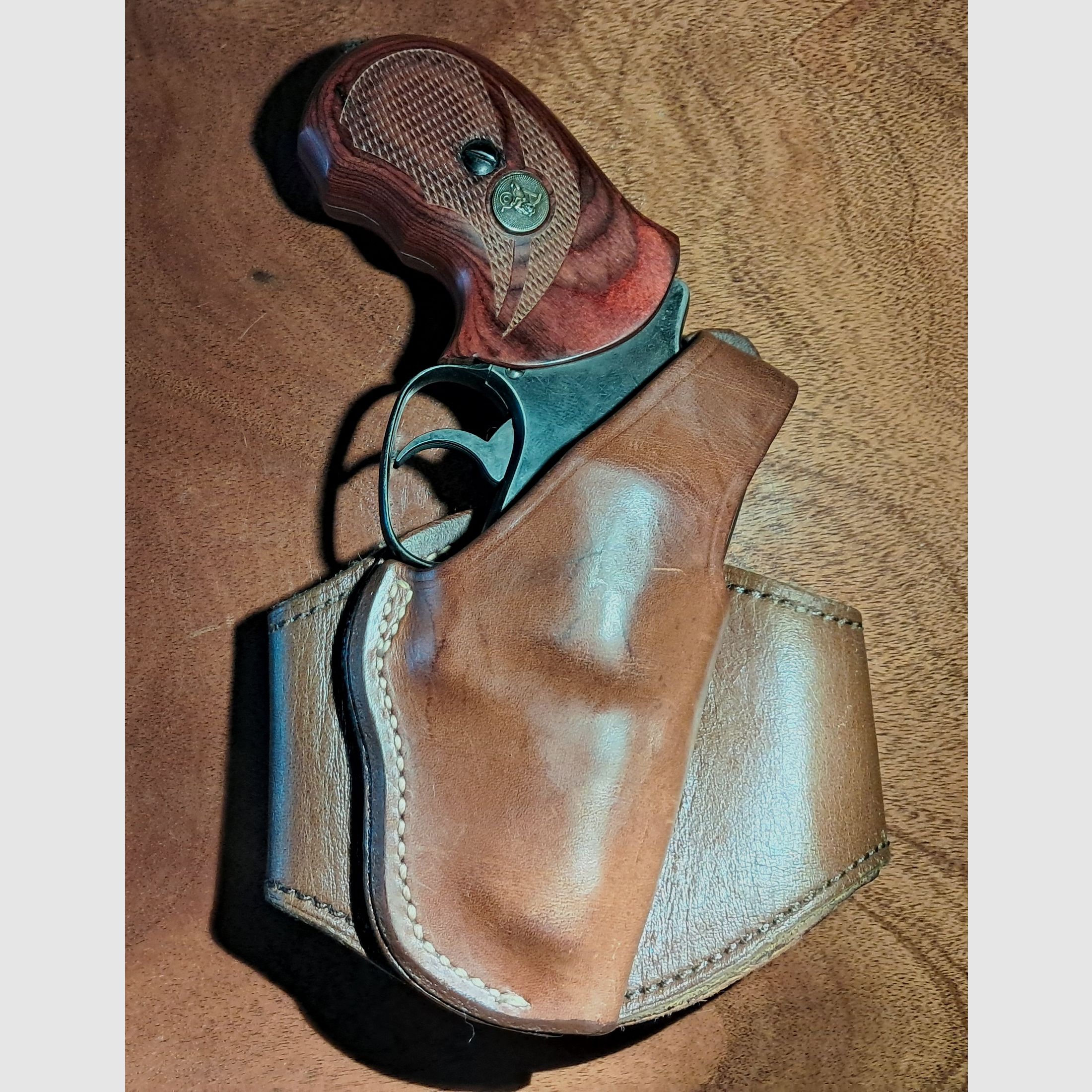 Bianchi  /   Bein  /  Knöchel holster   aus Leder  
