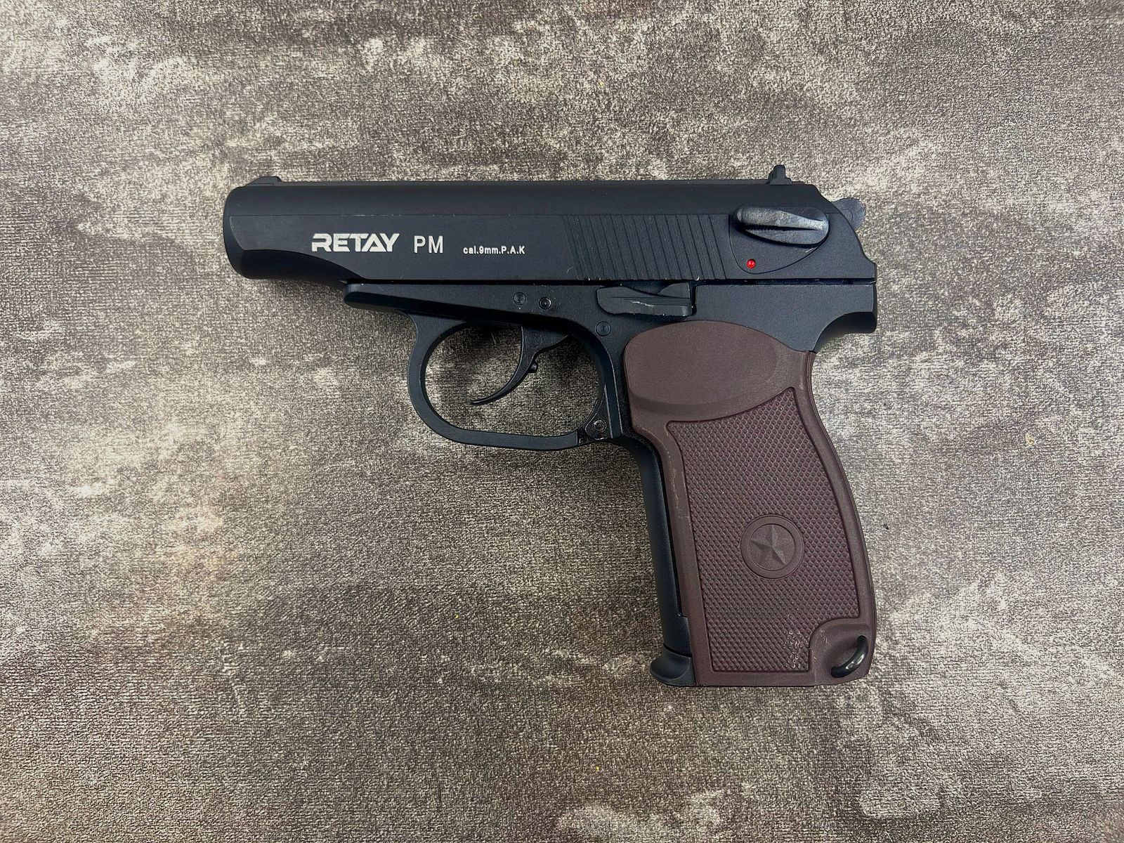 RETAY PM pistola de alarma 9mm P.A.K. réplica Makarov PM - Envío a toda la UE