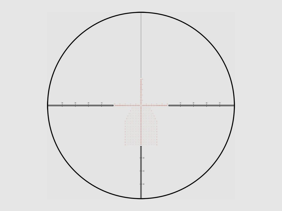 Hawke Frontier 34 scope 3-18x50 with 34mm tube with FFP Mil Pro Ext reticle, image 8 of 10