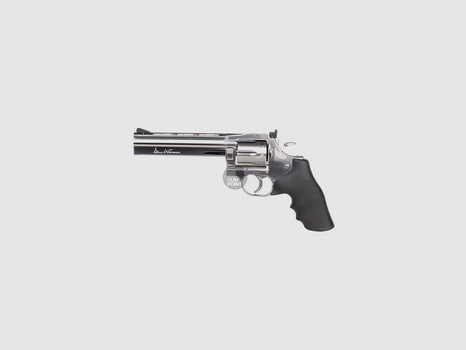 Luftpistole - Dan Wesson 715 6" Co2-System NBB Silber - Kal. 4,5 mm