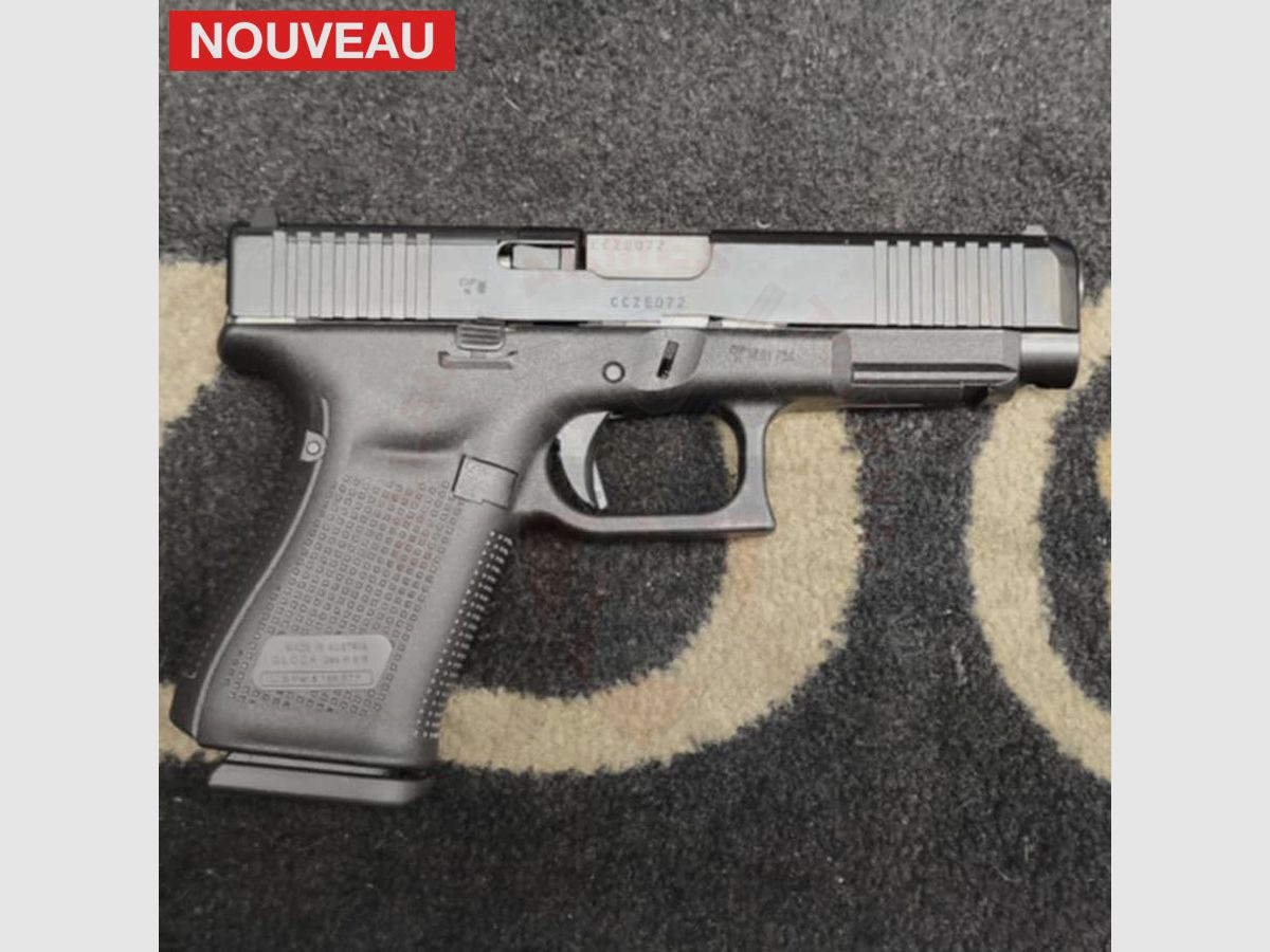 Full Billau Custom Glock 49 MOS + Lasergravure + Lasersnijden + Cerakote-behandeling Rose Gold + Noblex 1x30 Red dot sight + Glock Performance trekker, afbeelding 2 van 61