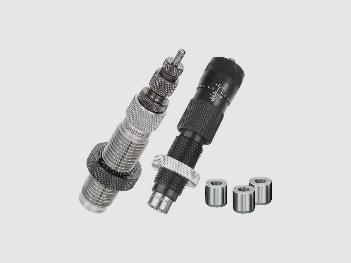 Bushing Full Length Sizing Die, Bench Rest Kal. 338 Lapua Ultra Mikrometer Sitzdie und 3 Buchsen