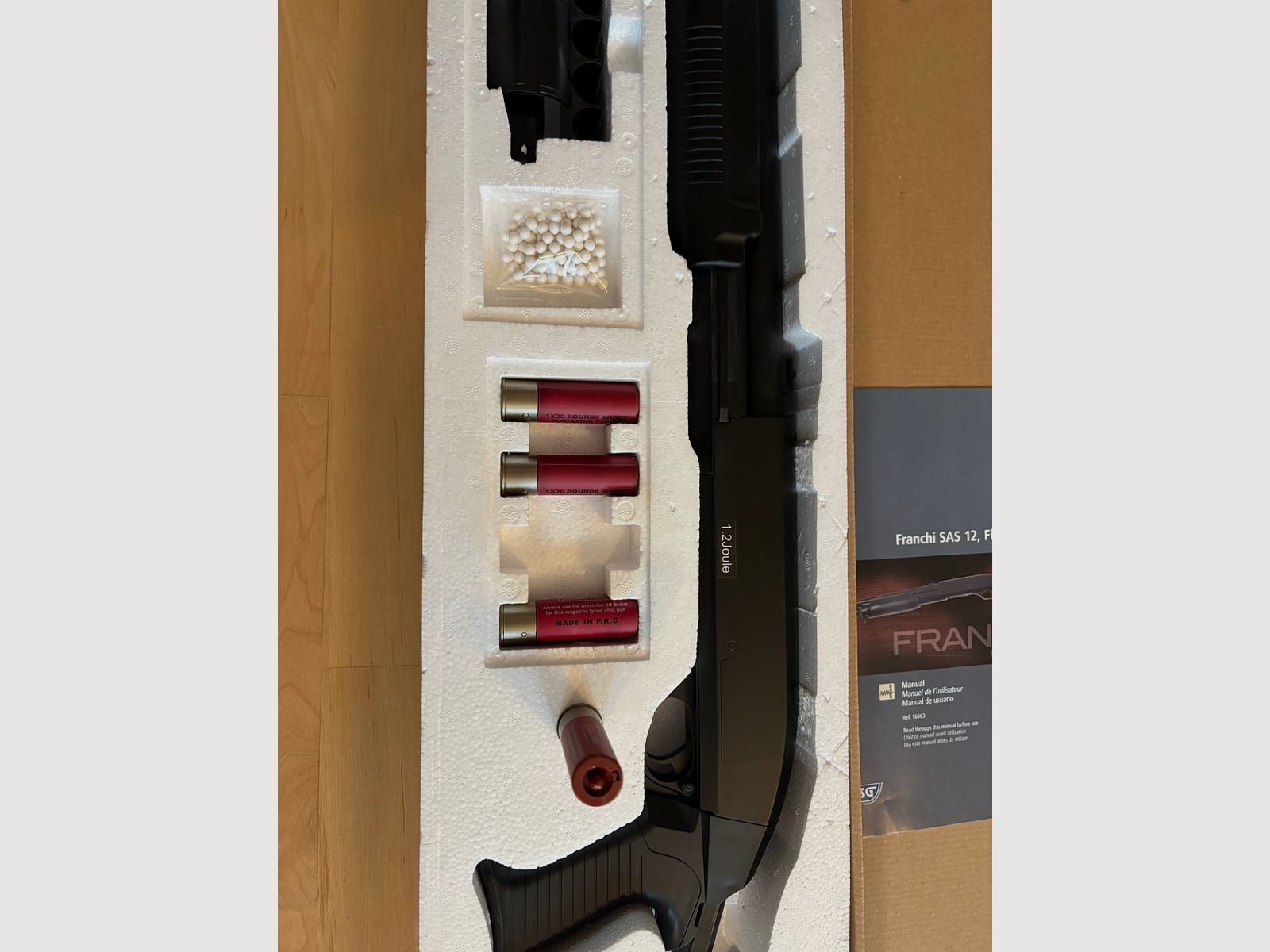 Softair Franchi SAS 12 Flex Stock, Kal. 6mm BB