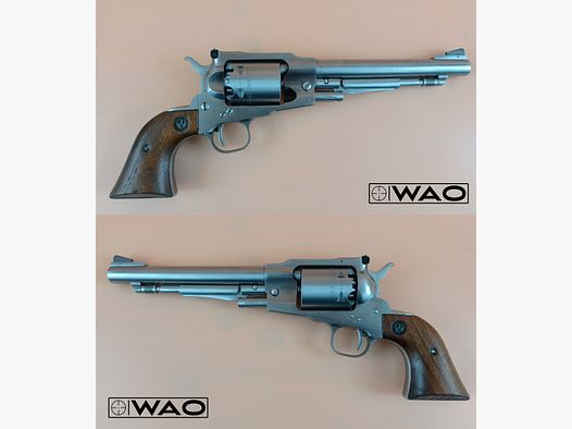 Revólver de percusión Sturm, Ruger & Co. Old Army, cal. .44 (pólvora negra), pólvora negra BP *acero inoxidable - nuevos fulminantes*