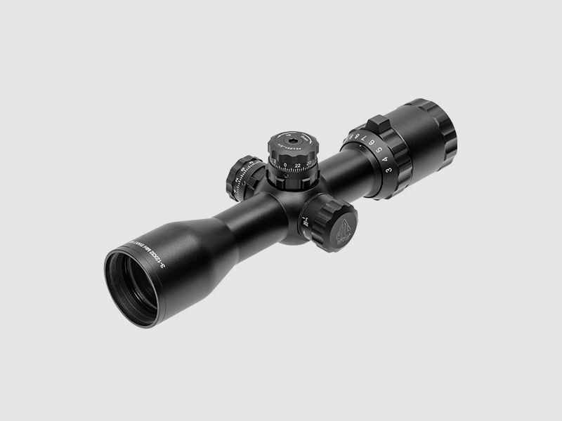 UTG BUGBUSTER 3-12x32 - AO - MIL-DOT - 1 ZOLL - MIT MONTAGERINGEN