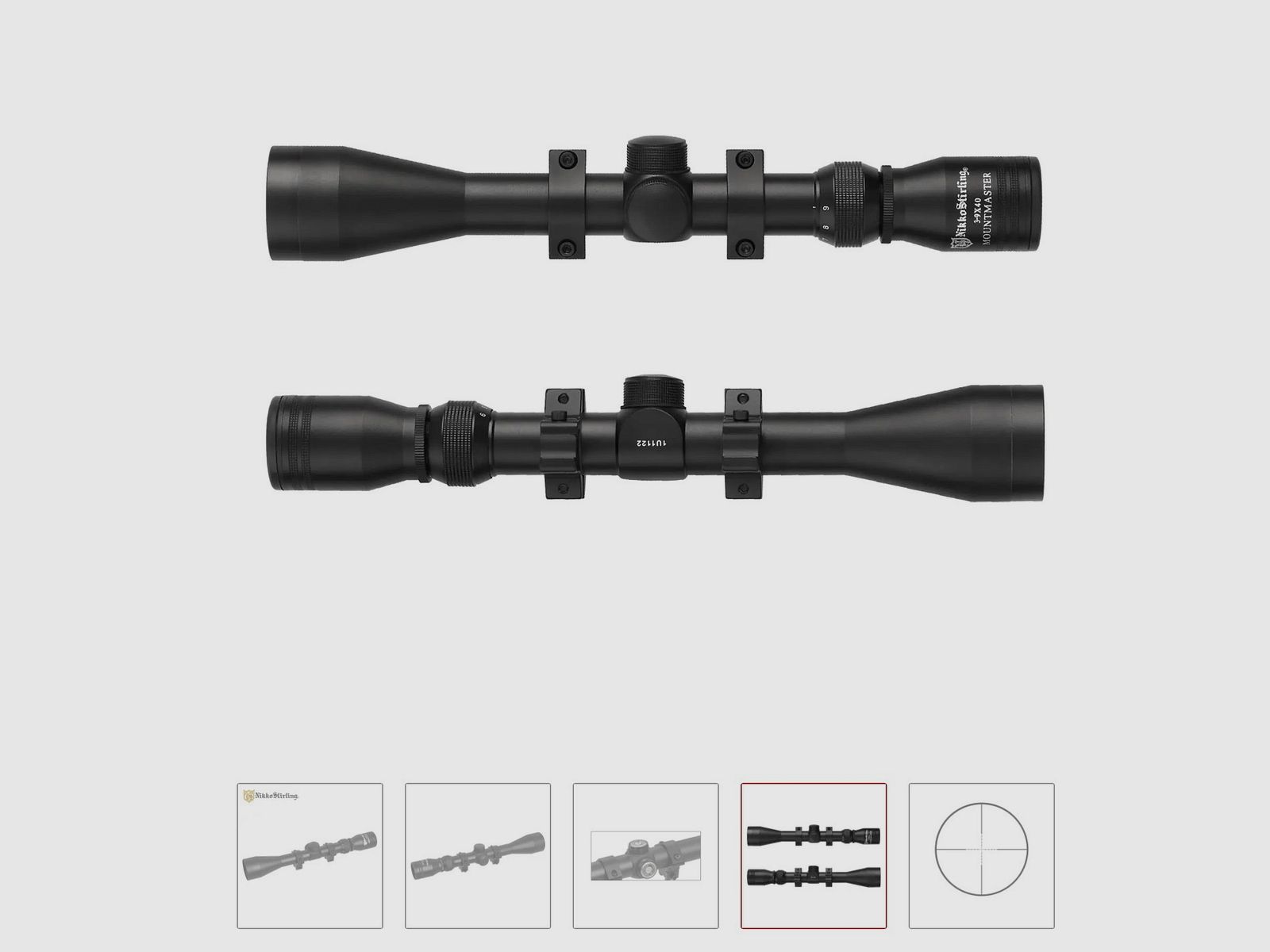 Zielfernrohr Nikko Stirling Mountmaster 3 - 9 x 40 Half Mil Dot 378 inch mounts - Beleuchtet - neuwertiger Zustand !