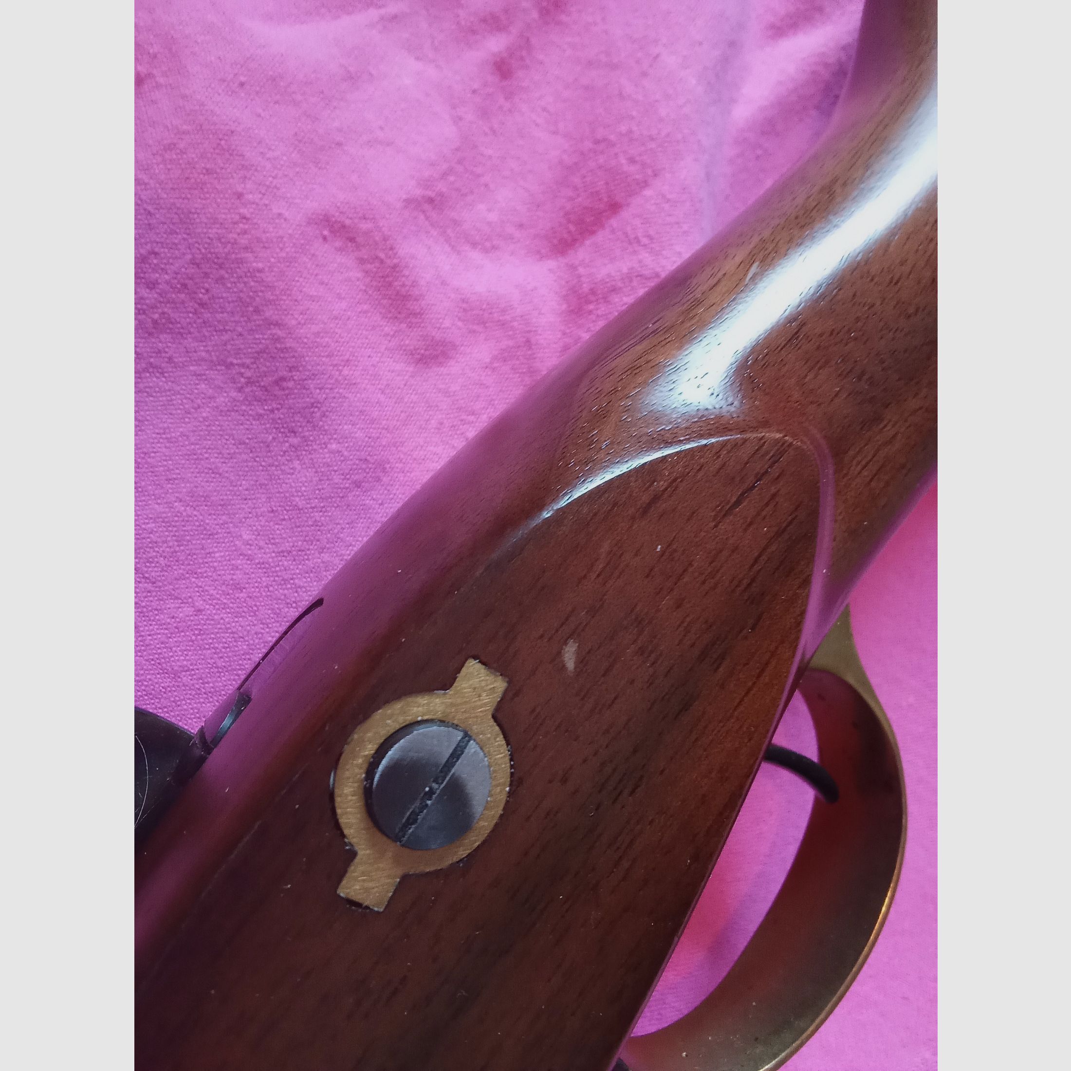 Gewehr PEDERSOLI Enfield 2 Bänder Pat 1858 mit Schlagbolzen Kal 577