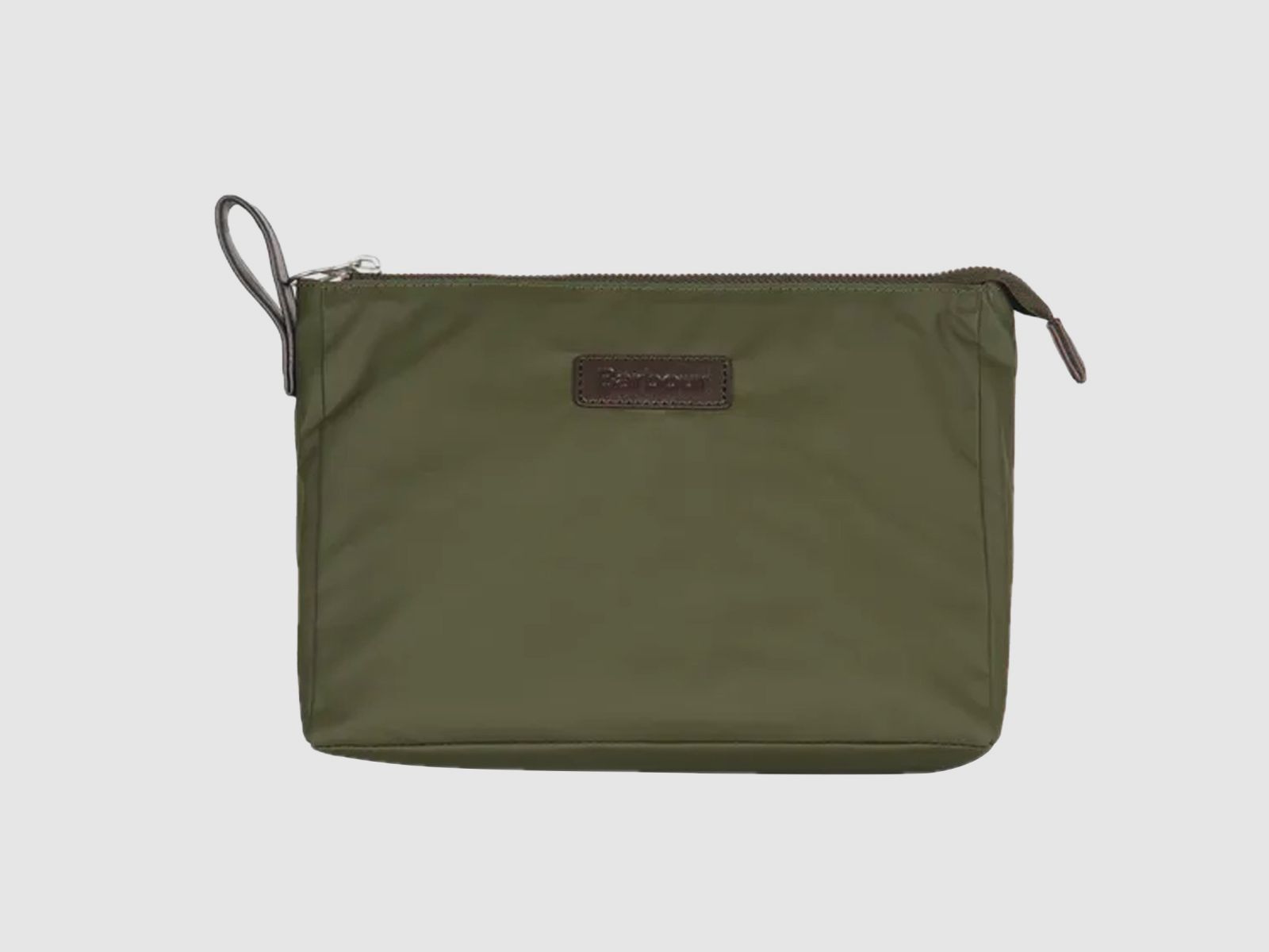 BARBOUR Washbag Oliv Kulturbeutel mit Handtuch