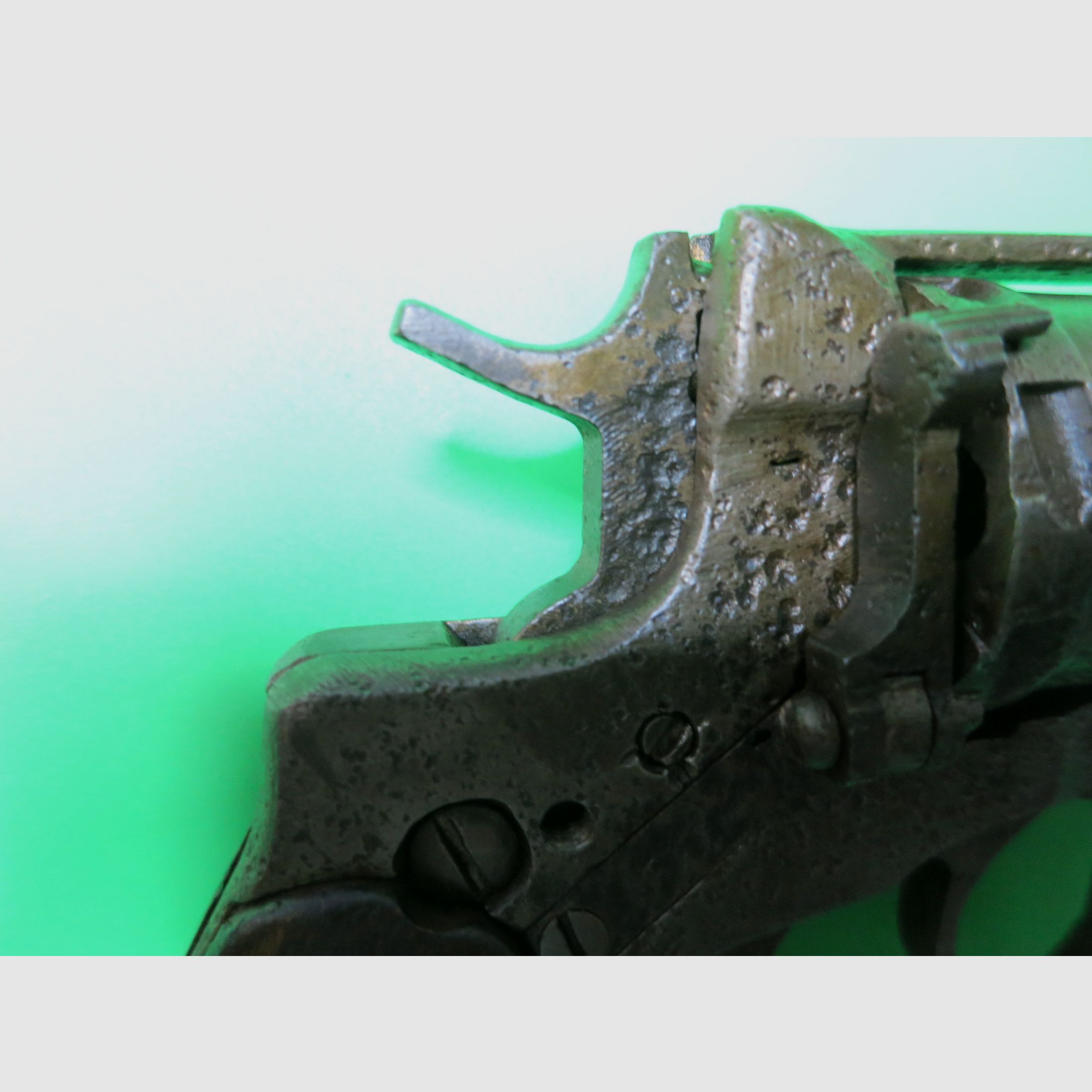 Revolver, Nagant M1895-Revolver, témoin absolu du temps, trouvé dans l'eau, 7,62 x 38 mm R #81