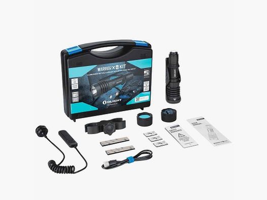 Jagdkit LED Taschenlampe wiederaufladbar WARRIOR X 4 2.600 Lumen Olight