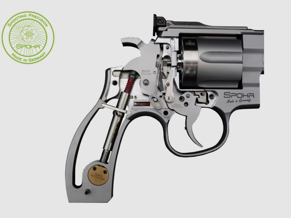 SPOHR Tactical Division Stainless 6 Inch Revolver Made in Germany 6"