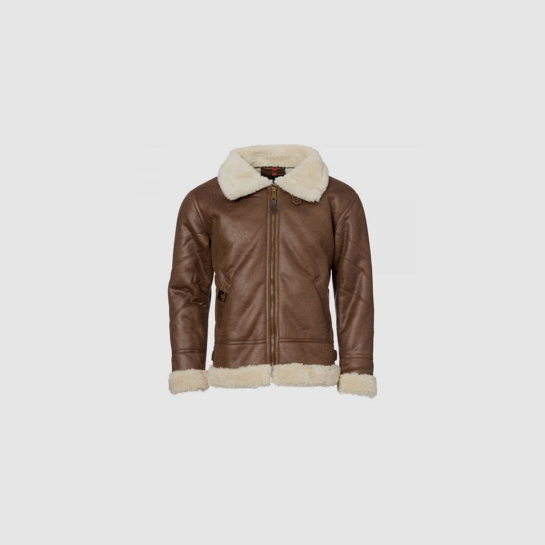 alpha industries Alpha Industries Lederjacke B3 FL braun