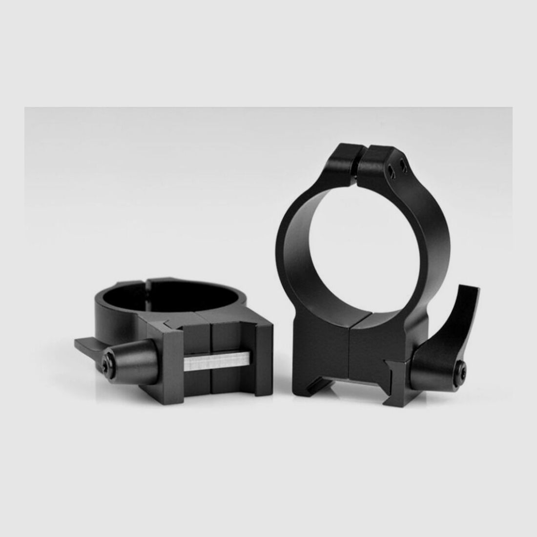 Warne QD Anneaux en Acier - 34mm Weaver Haut 13,3 mm (222LM)