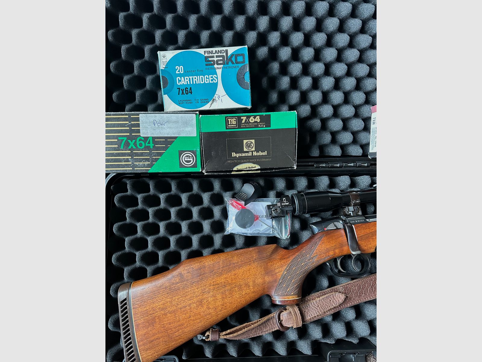 Steyr Mannlicher Modell M – Carabine de chasse avec détente allemande, y compris Zeiss ZF, Docter Sight et munitions