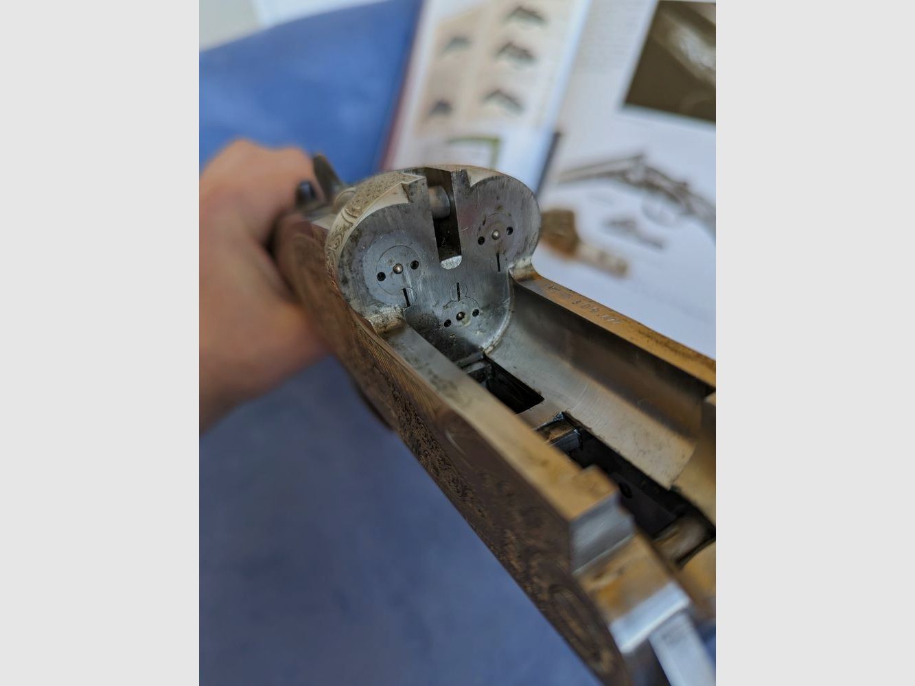 Joh. Outschar / Ferlach Kugeldrilling / Dobbelbüchsdrilling