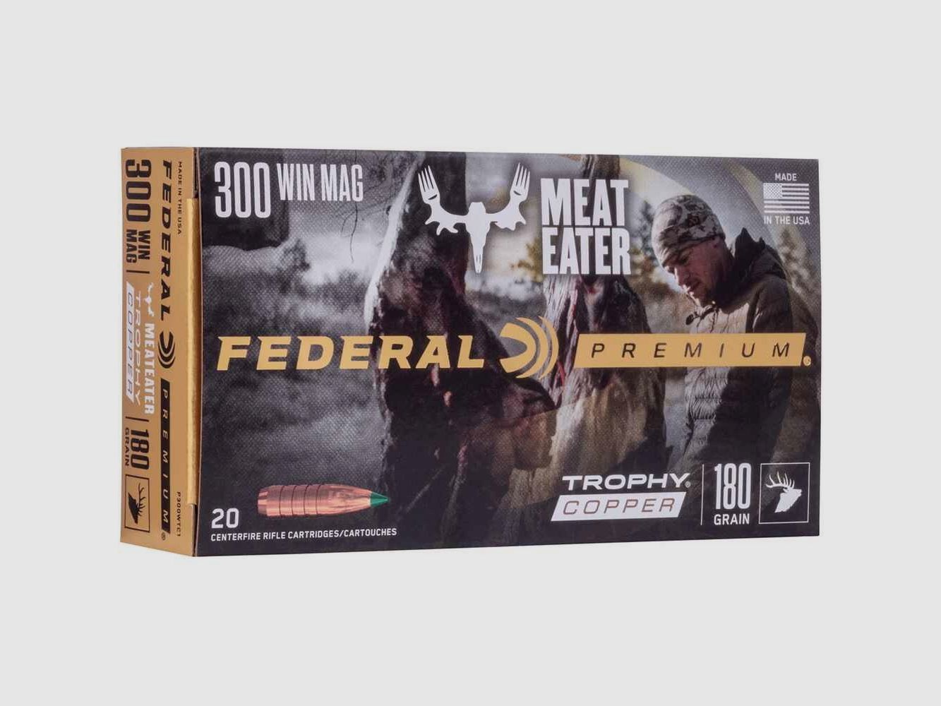 .300 Win. Mag. Trophy Copper bleifrei 11,7g/180grs. Federal Ammunition