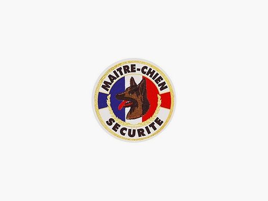 Patch rotondo "Maitre chien berger"