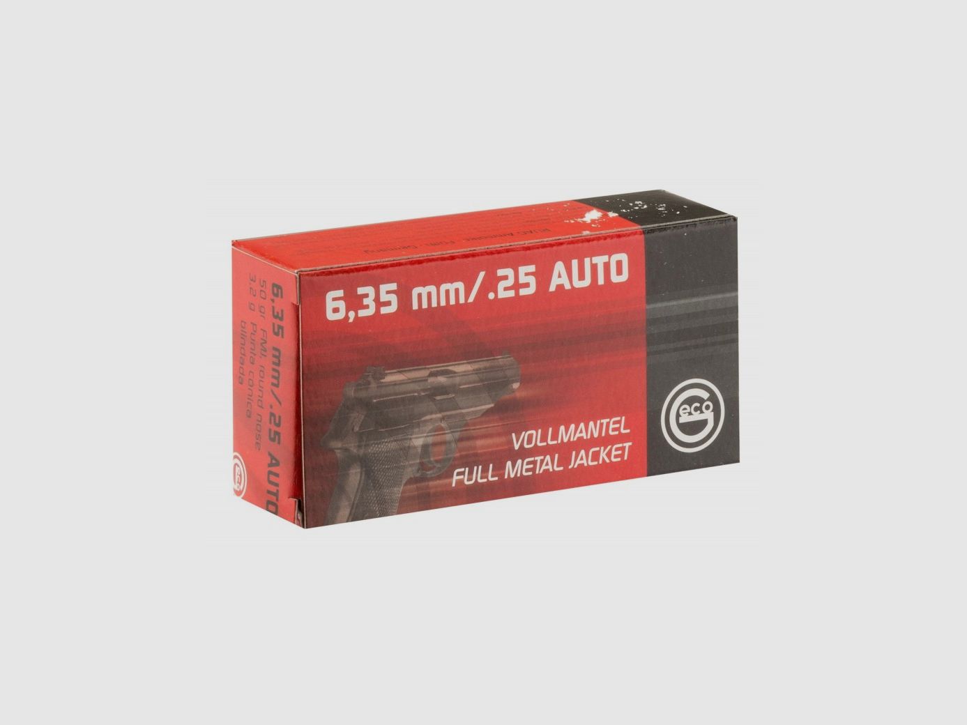 Geco Kal. 25 ACP-6,35mm, Bild 2 von 2