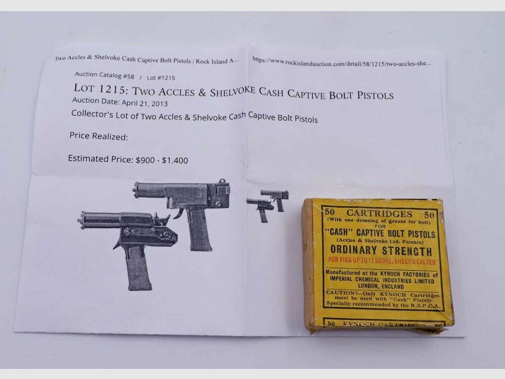 Kynoch, England technische Sondermunition