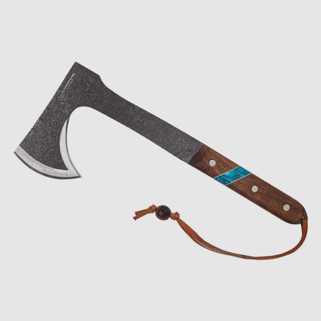 Tomahawk Blue River con finitura della lama rustica