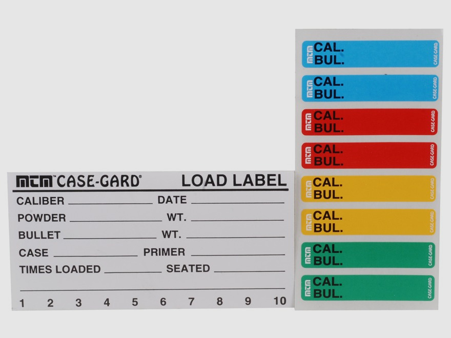 Etichette per scatole di cartucce MTM per etichettare LL-1 50 pezzi