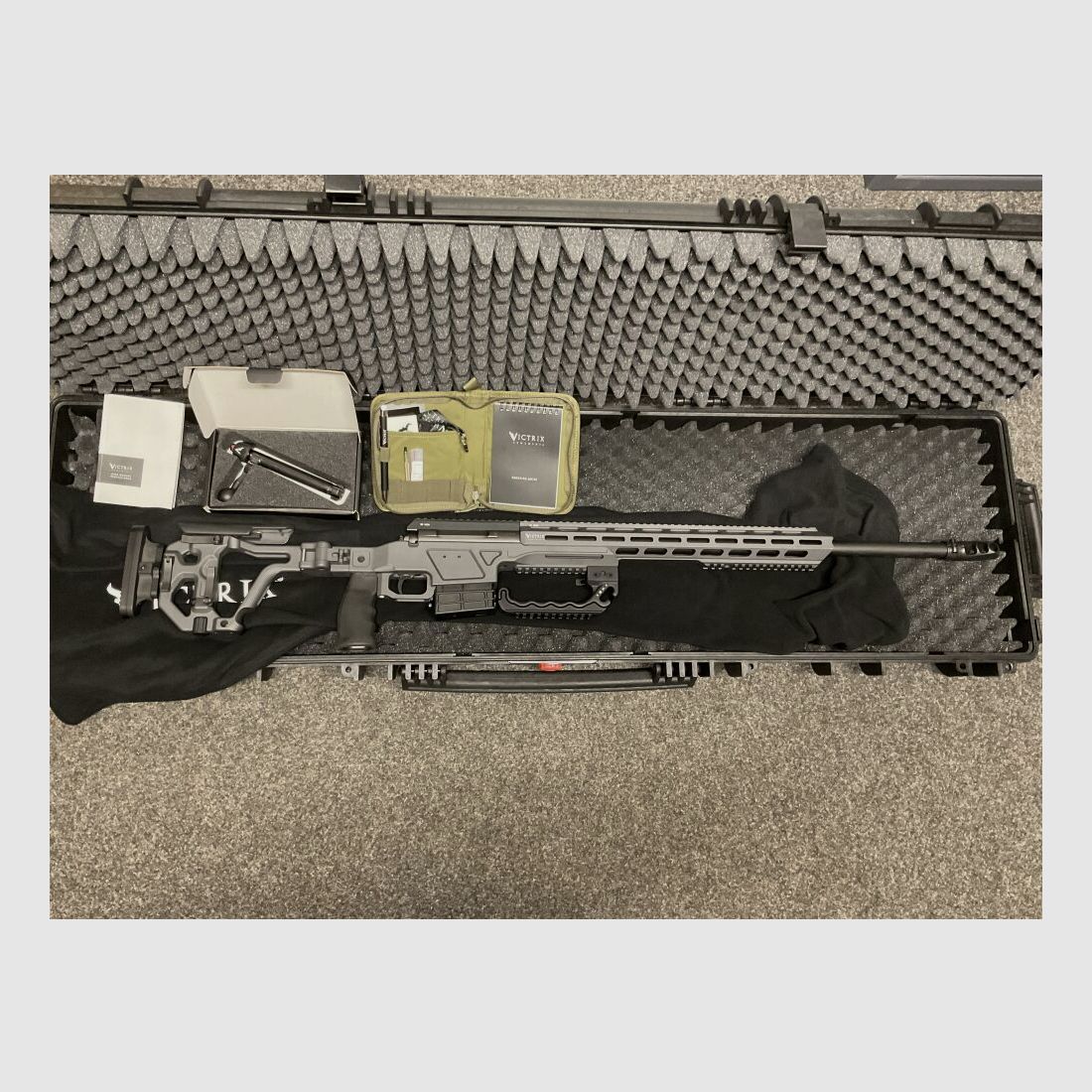 Victrix Gladio V Gris Foncé 6,5 Creedmoor 26 pouces de longueur de canon