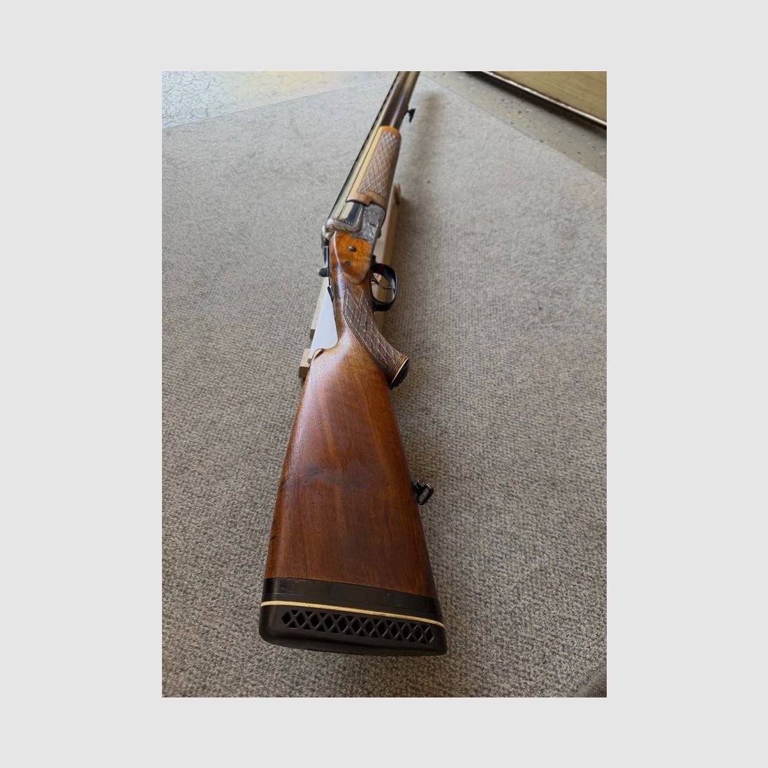 Heym Bockdoppelflinte mit Ejector 16/70, Bild 2 von 3