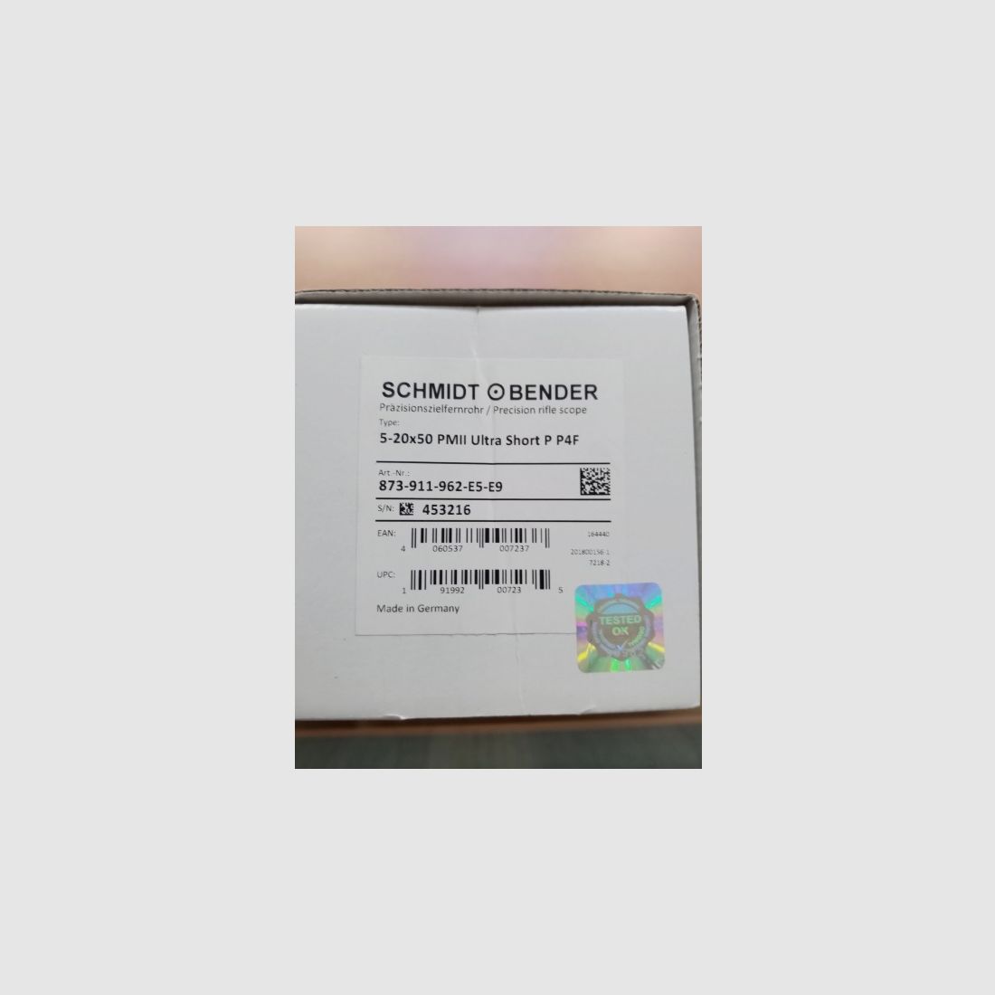 Schmidt und Bender PM2 5-20x50 Ultra Short