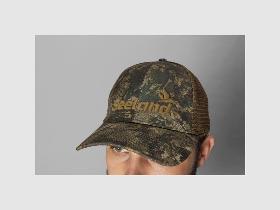 Seeland Tuff Trucker Invis Mpc Cap, Green – One Size, image 2 of 3