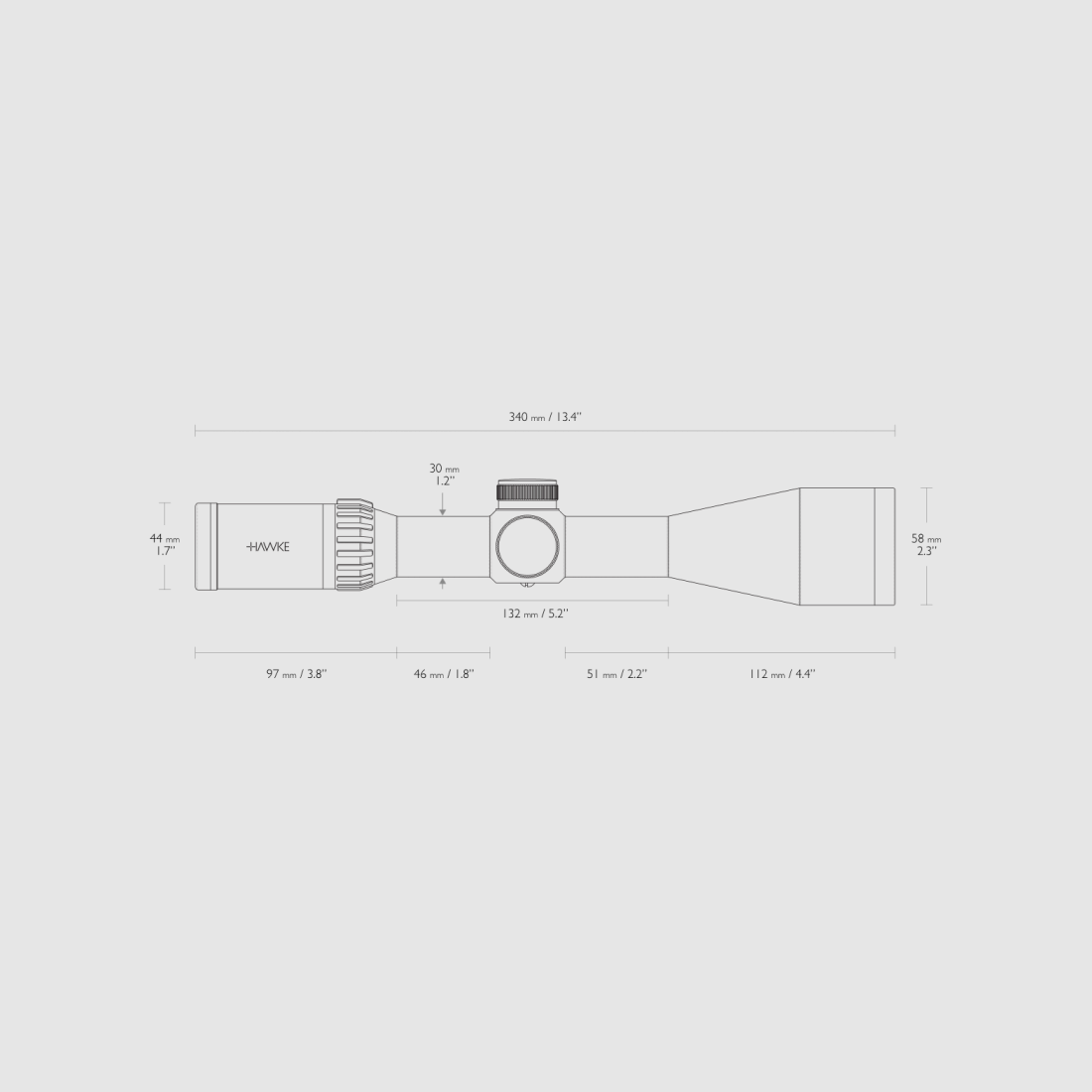 Hawke Endurance 30 2.5-10x50mm, image 4 sur 4