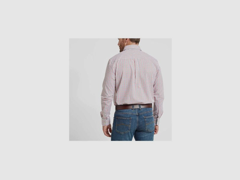Schöffel Milton Tailored Hemd M Chilli / Loden Check, Bild 2 von 3