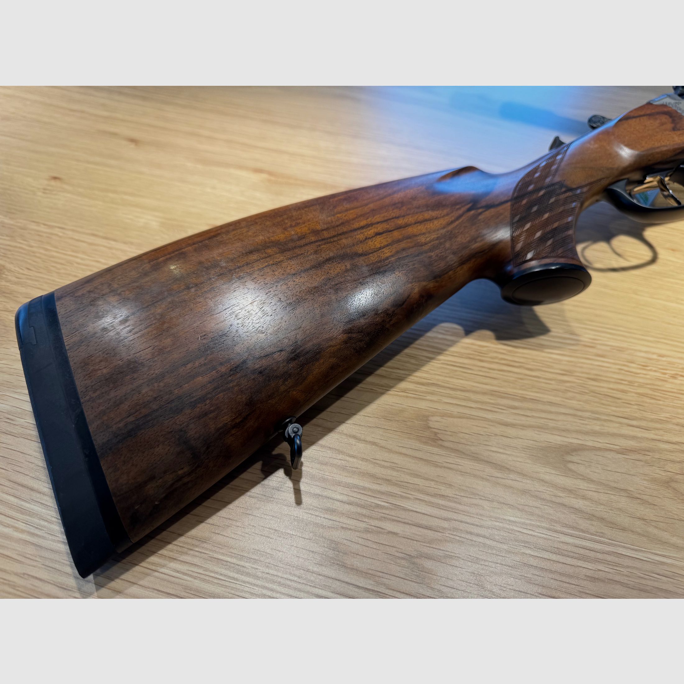 Blaser D99 Doppelbüchsdrilling 9,3x74 / 9,3x74 / 20/76 mit ZF Zeiss 3-12x56 Varipoint, BESTZUSTAND