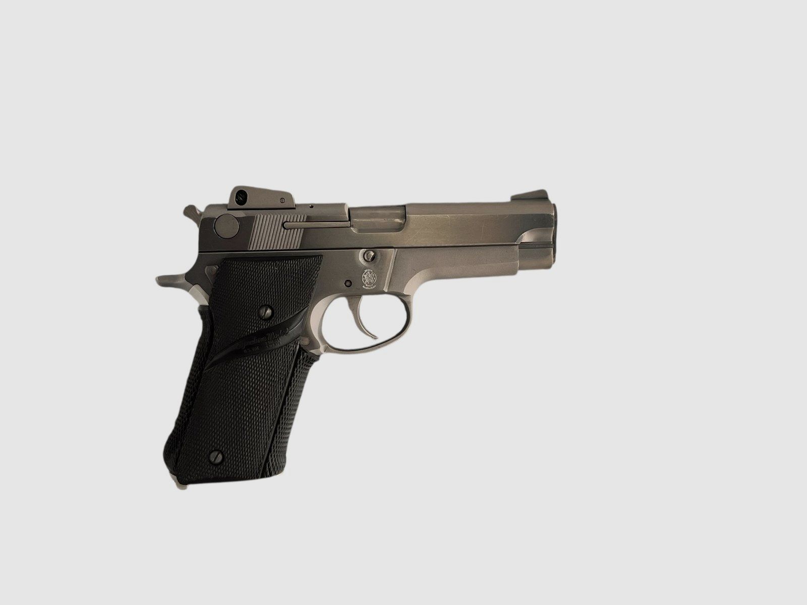 Pistole Smith & Wesson 659 9×19 mm – Zustand: sehr gut, Stahl, DA/SA, Bild 3 von 4