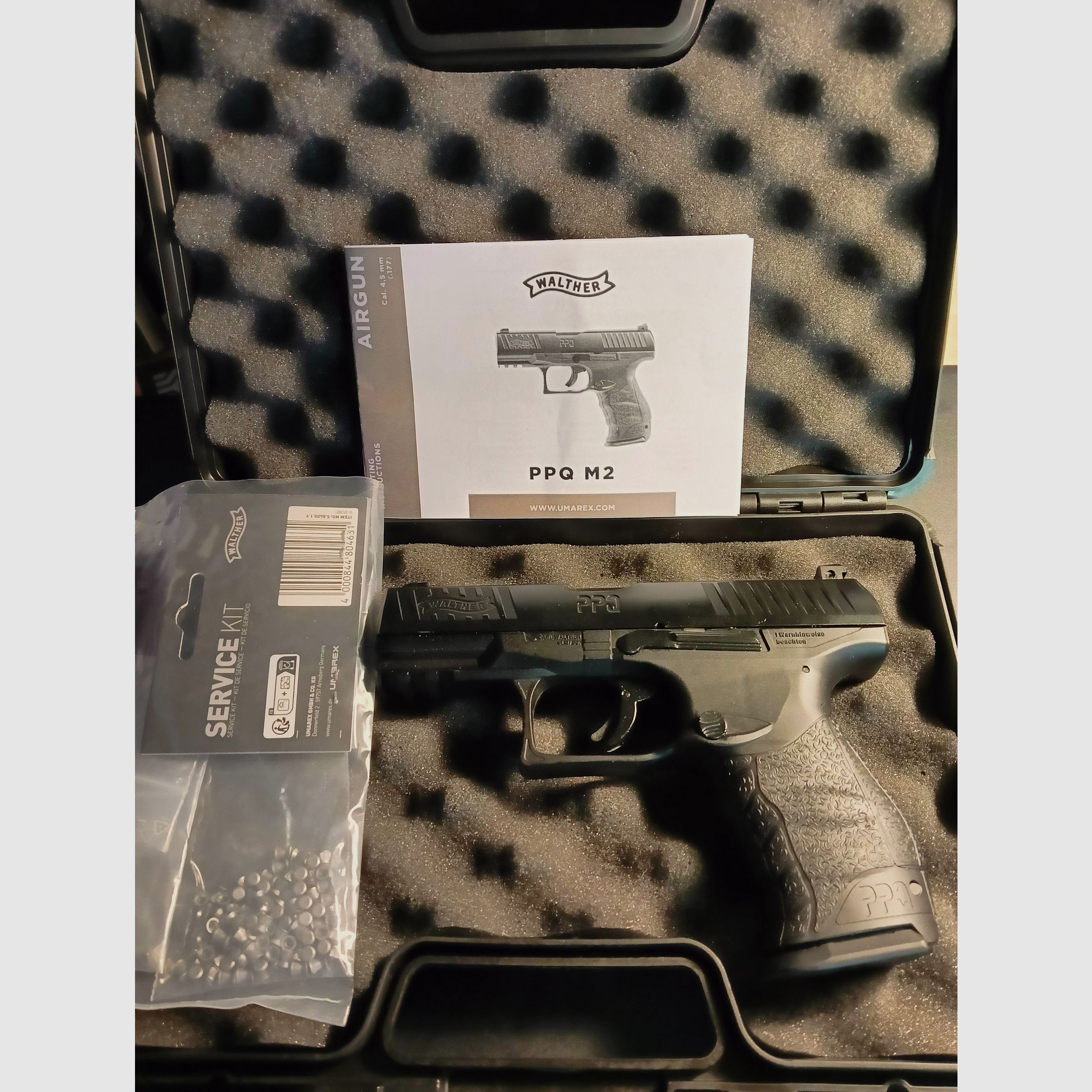 Umarex Walther PPQ M2 CO2 4,5mm Diabolos 21 Schuss Kettenmagazin TOP, Bild 9 von 15