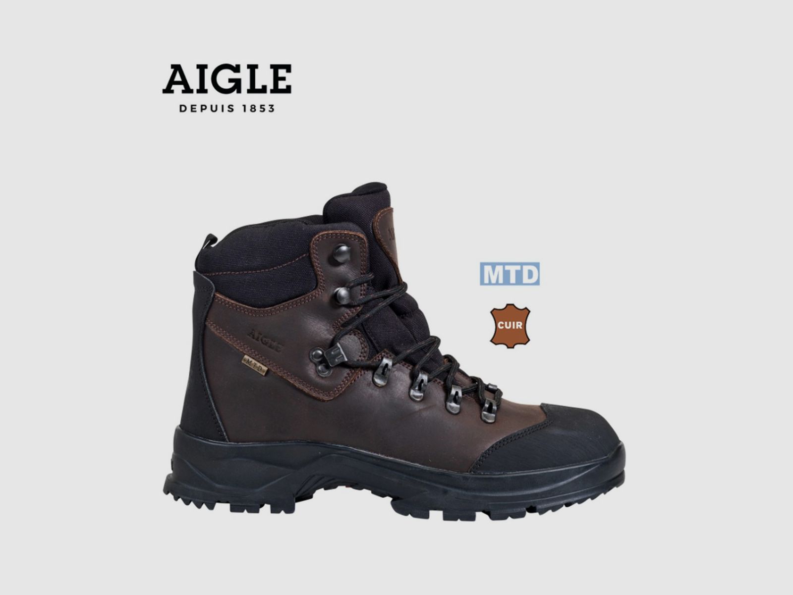 AIGLE Laforse MTD Donkerbruin