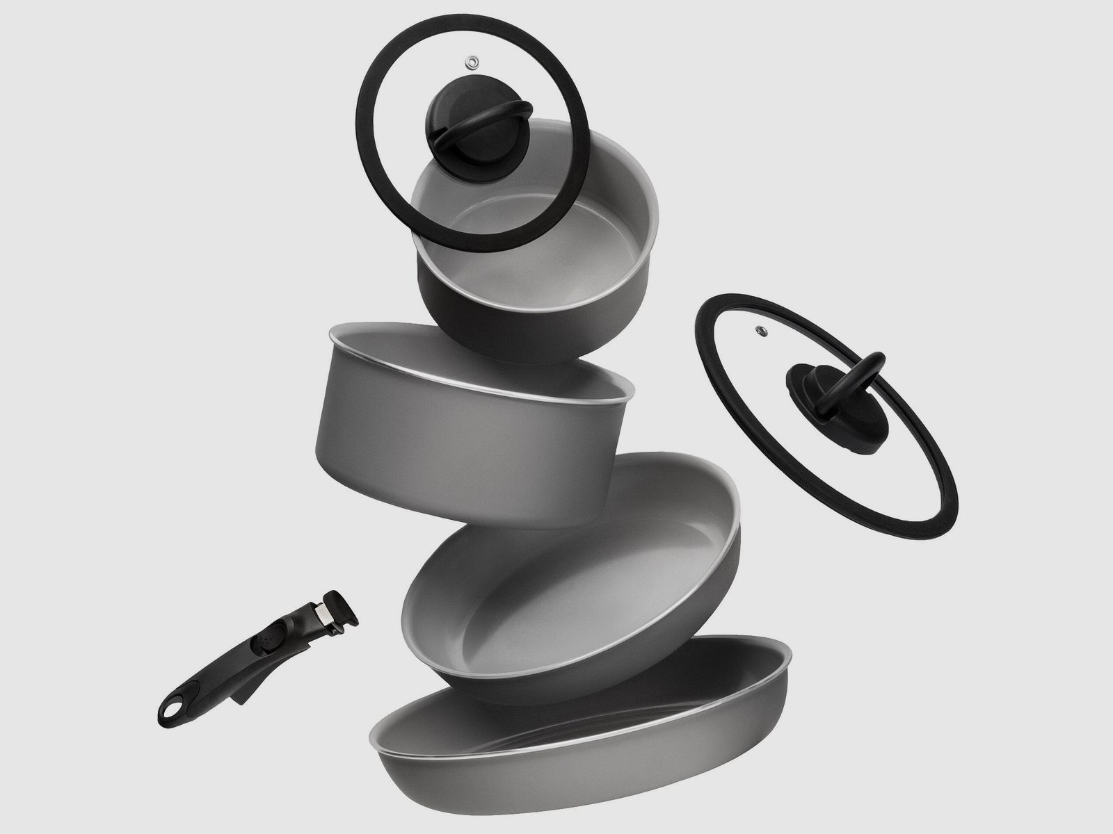 Set di Padelle e Casseruole Melodia Minispace, immagine 3 di 3