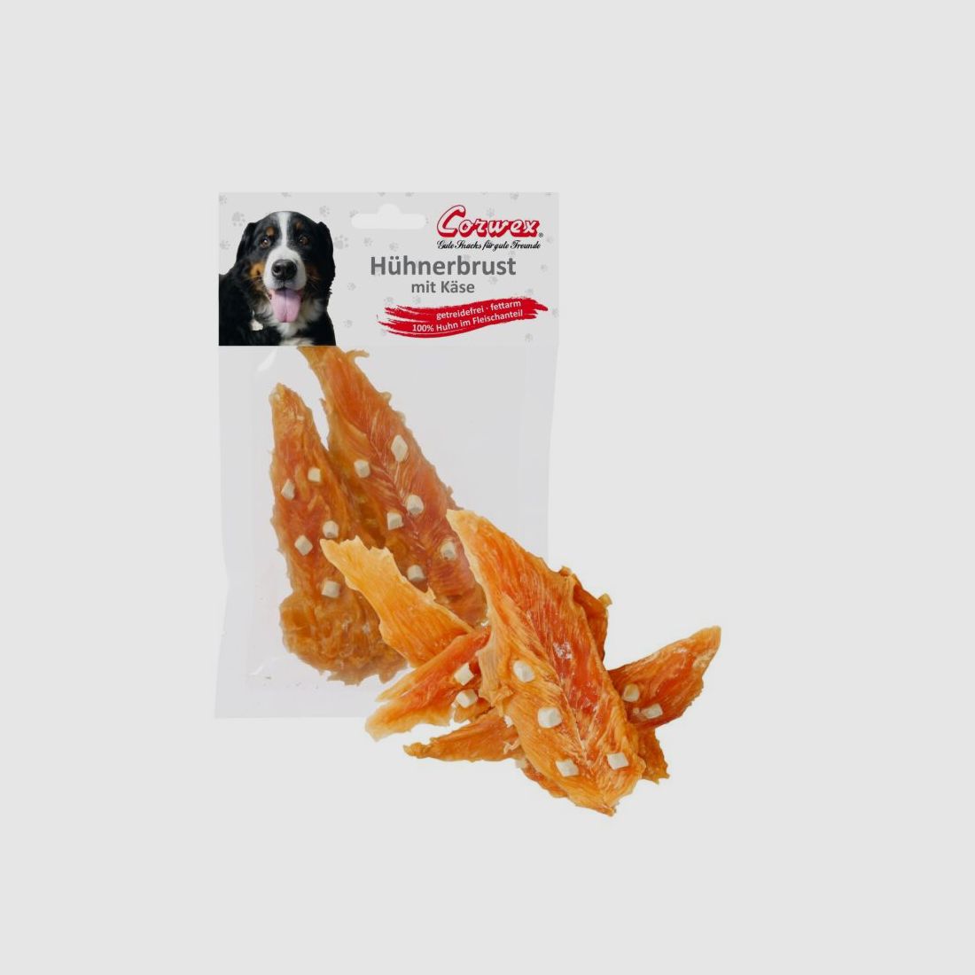 Corwex Hundesnack Hühnerbrust mit Käse 70g